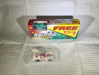Hot Wheels Mail In Offer For Cool aid 63 Corvette And Aqua fresh Racecar