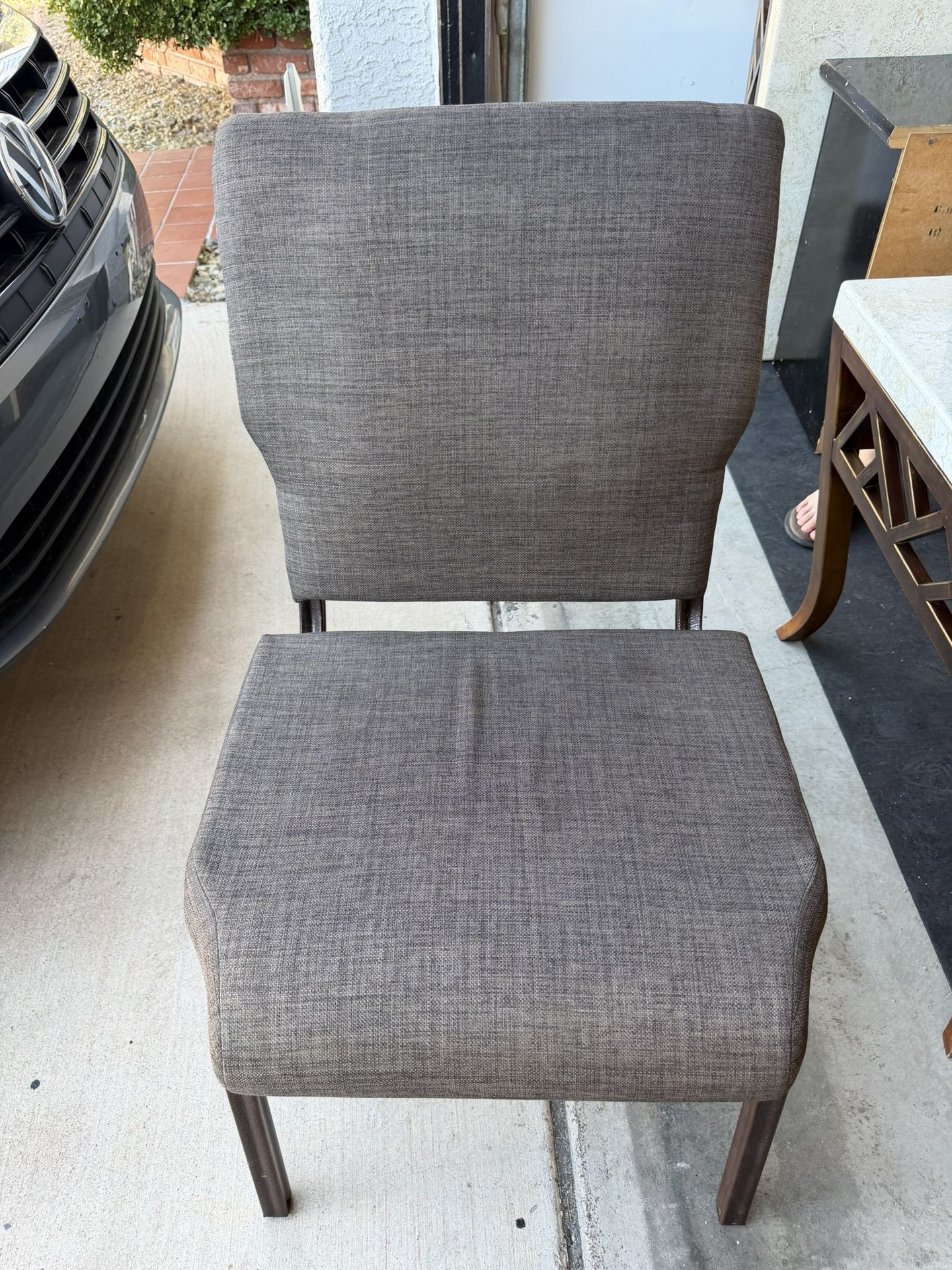 Dark Brown Upholstered Chair