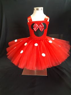 Minnie mouse red tutu dress