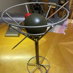 Mid Century Cocktail Lamp Olive Lights 