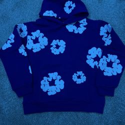 Purple Denim Hoodie