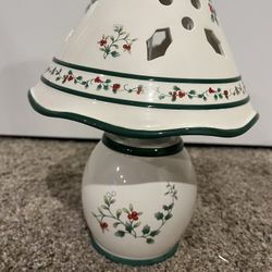 Votive Candle Holder With Lamp Shade In Winterberry By Pfaltzgraff 