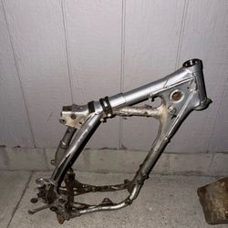 2007 Honda CRF150RB frame with California title and red sticker