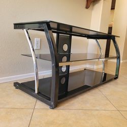 TV Stand=Smoked Glass