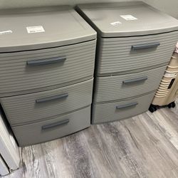 3 Drawer Storage Cabinet Grey Bright room 