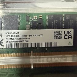 32Gb DDR 5 Sodimm 4800 MHZ 16gb x2