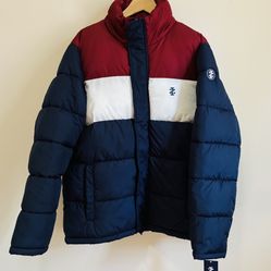 Men’s Izod Winter Jacket Size M New With Tags