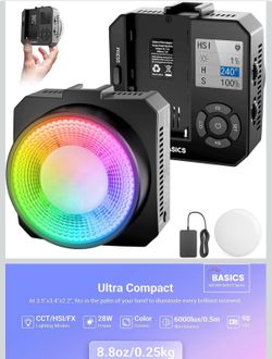 NEEWER Basics 28W Full RGB Pocket LED Video Light