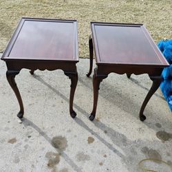 Matching End Tables 22" Tall - 24" long