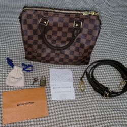 Louis Vuitton Speedy Bandoulière 25 – Damier Ebene