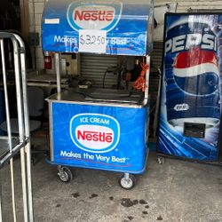 Cold Plate Ice cream Cart 