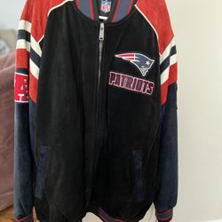 Brand New Suede / Leather Patriots Jacket