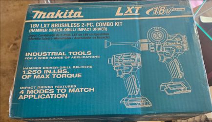 Makita 18V LXT Brushless 2-Piece Combo Kit