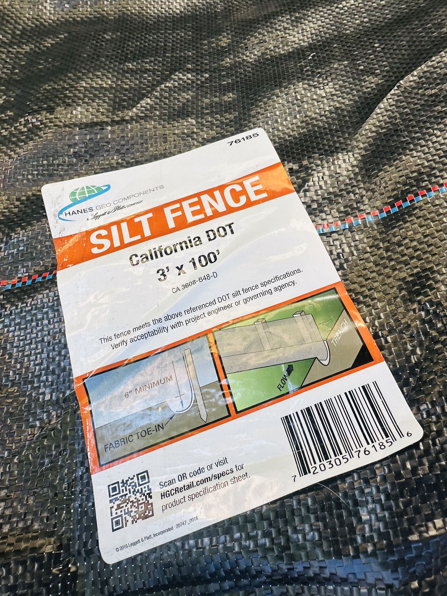 Silt Fence
