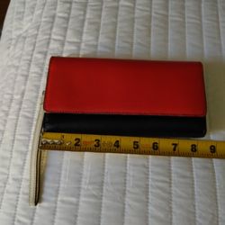 Henri bendel wallet Black And Red