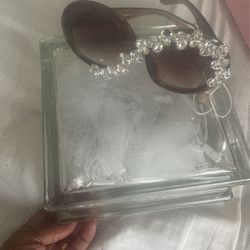Rhinestone Sunglasses 