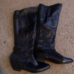 Black Leather Boots 