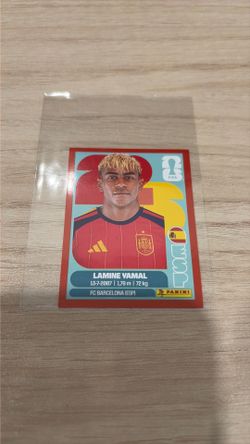 2026 Panini FIFA World Cup Sticker Lamine Yamal Red Parallel 2026