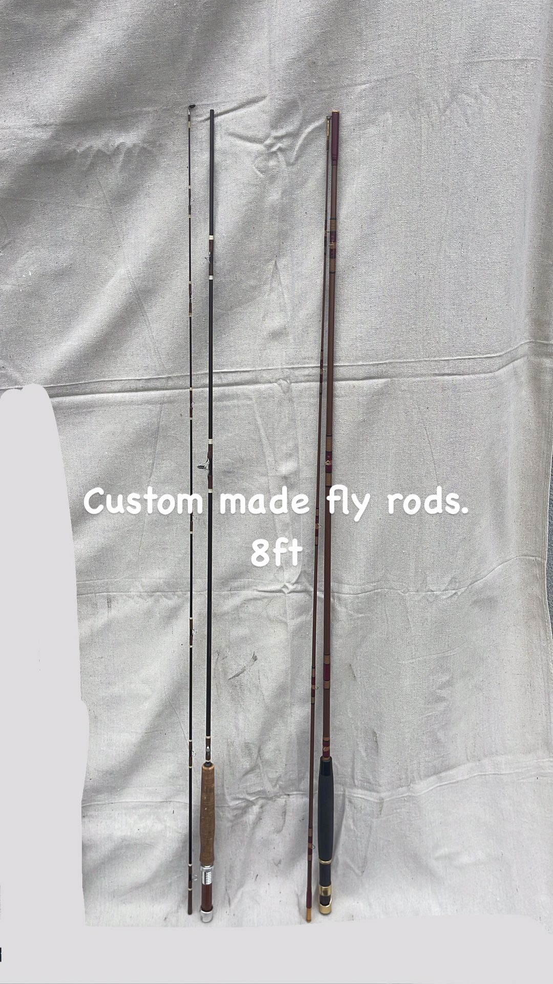2 Custom Made Fly Fishing Rods. for Sale in Hawaiian Gardens, CA - OfferUp