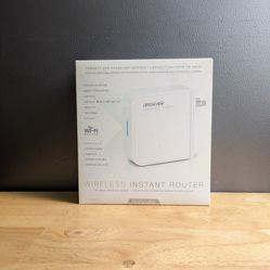 CRYSTAL VIEW.  WIRELESS INSTANT ROUTER 