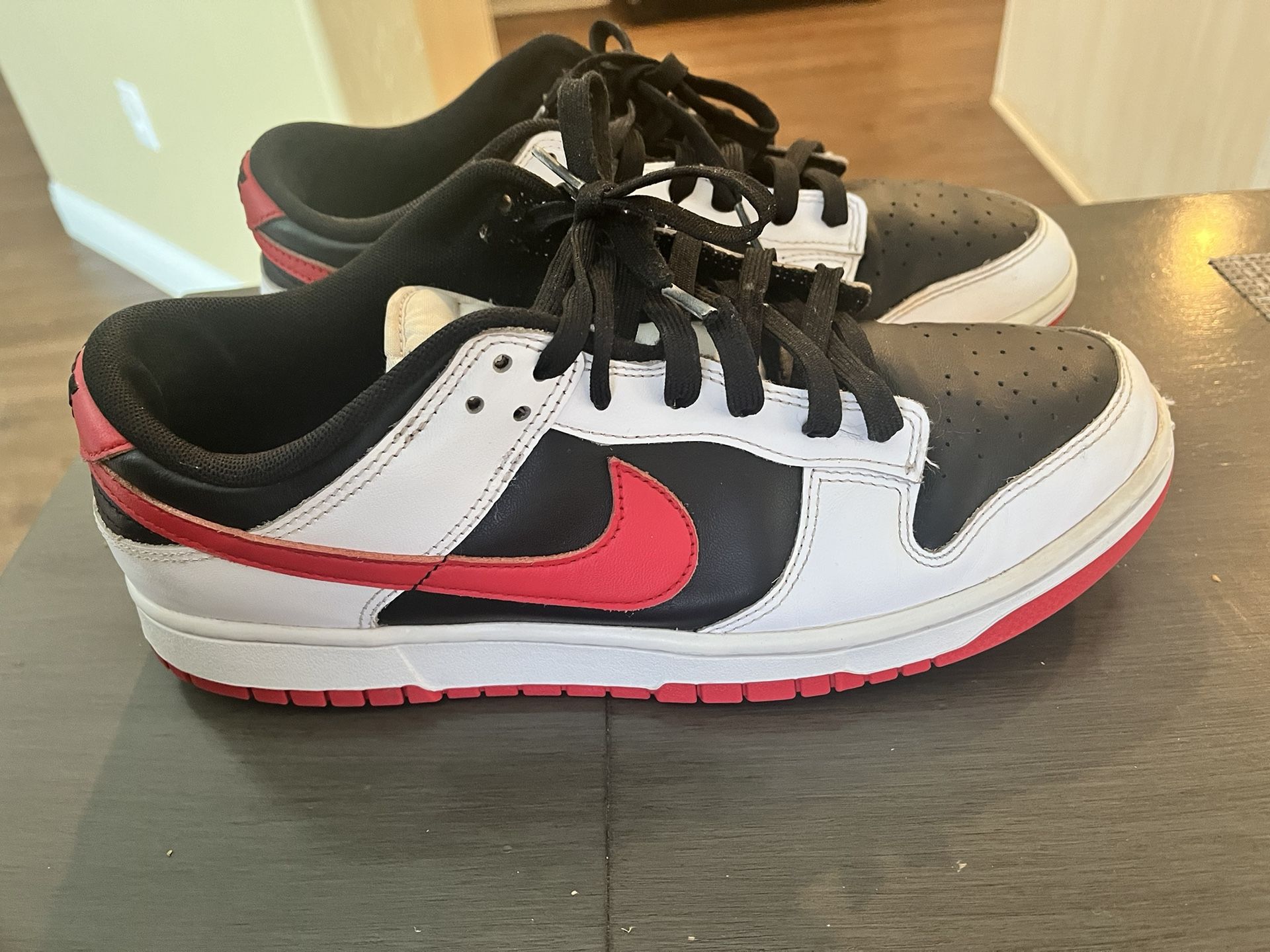 Nike Dunk Low Retro White Black University Red
