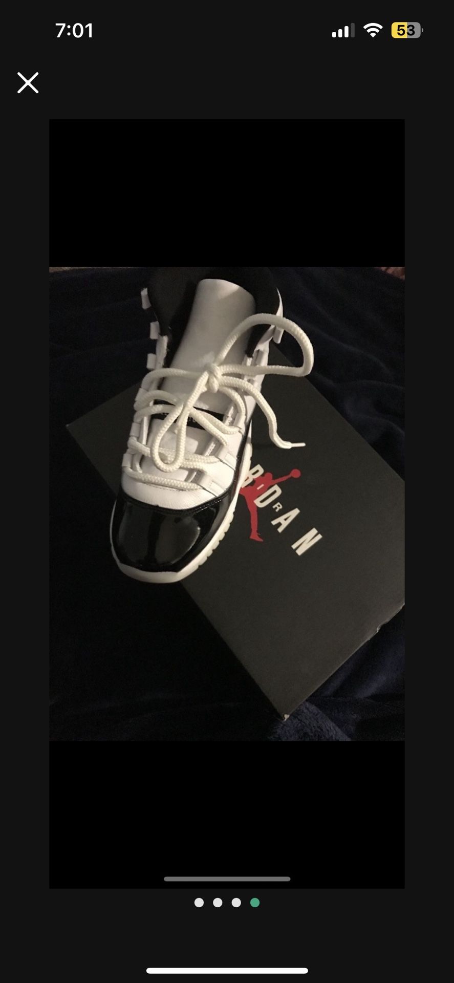 Jordan 11 Gratitude Authentic 7Y