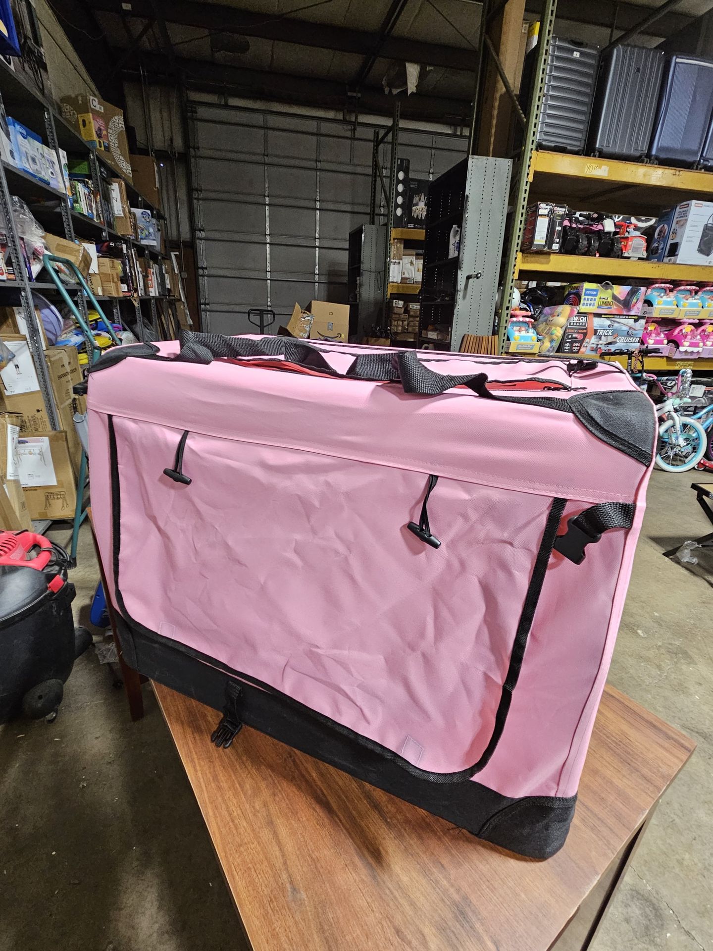 Soft-Sided Airline-Approved Dog & Cat Carrier Bag, Pink, Small