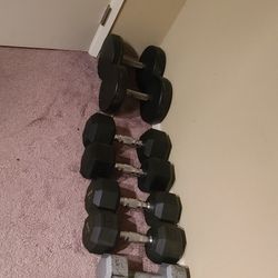 Dumbbells and bench