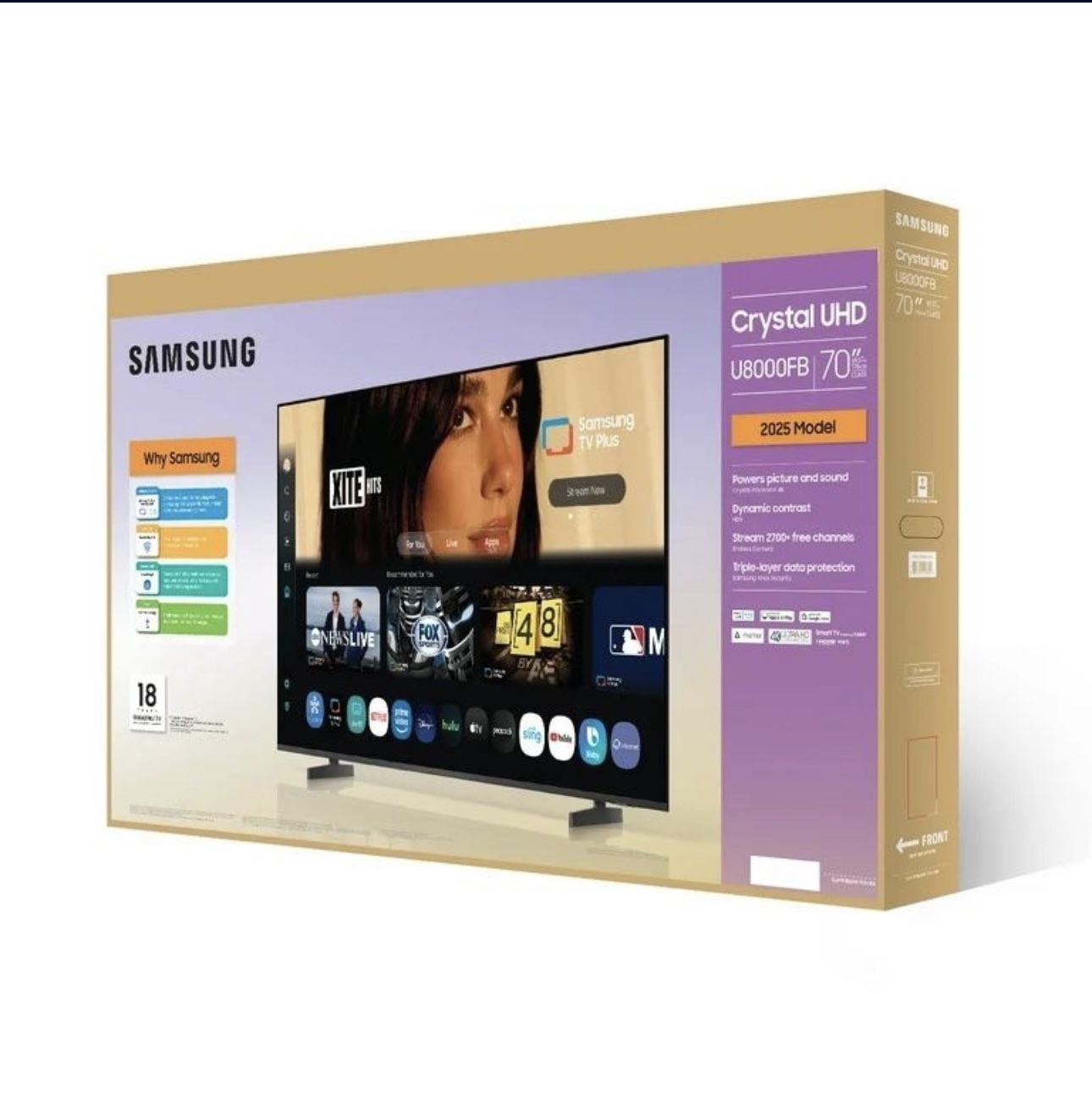 Samsung 70" Class U8000F Crystal UHD 4K Smart TV