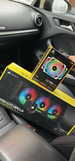 Aio cooler and 3 Pack of fans