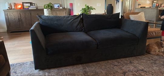 Living spaces Deep Velvet Sofa