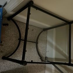 Glass End Table 