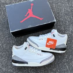 Jordan 3 White Cement 