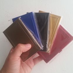 5 Metal Credit Business Card Holder, (5 holder set)