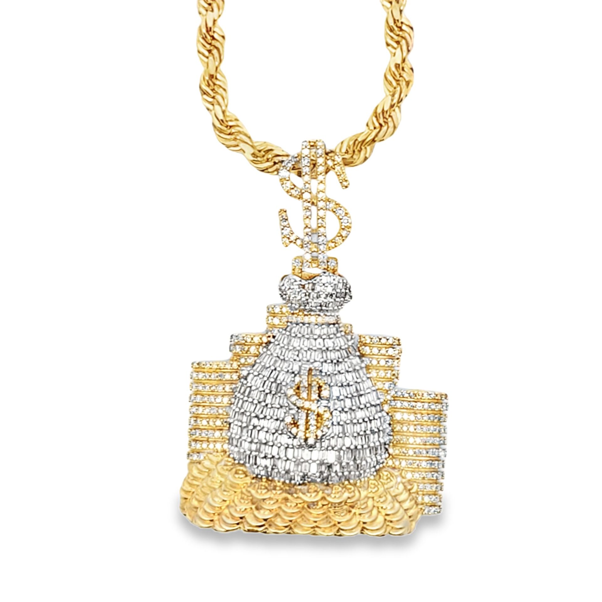 Glamorous Dollar Sign Pendant