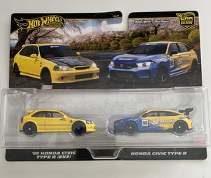 Hot Wheels Car Culture 2  Pack Honda Civic