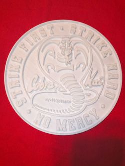 Cobra Kai 3D Printed Medallion Plaque