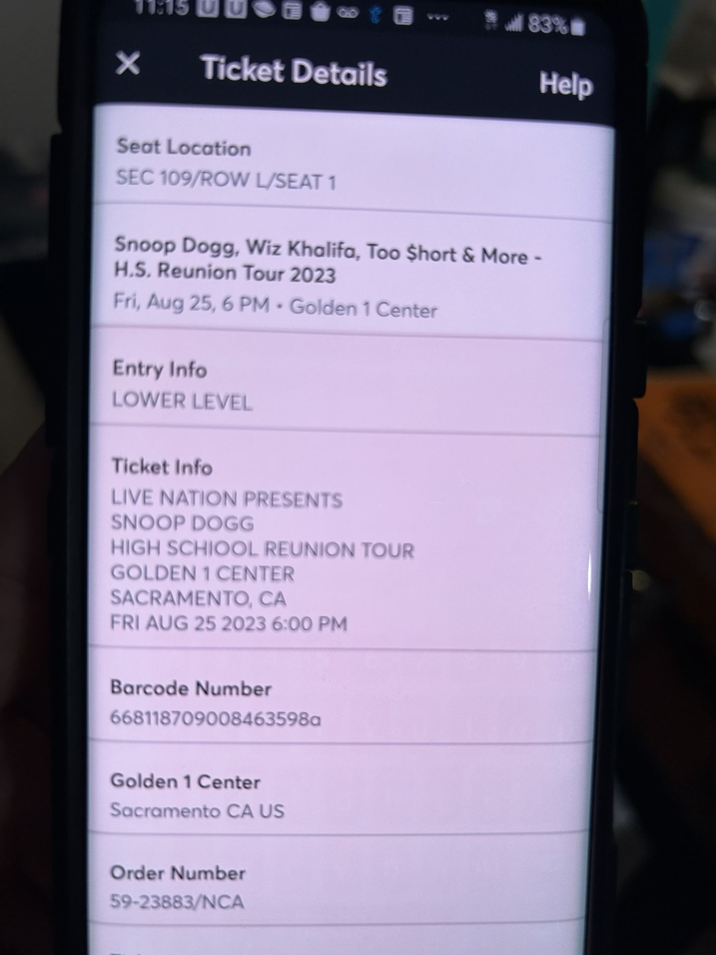 2 Tickets For The Berner, Snoop Dogg, Wiz Khalifa, Too $Hort Concert In Sacramento