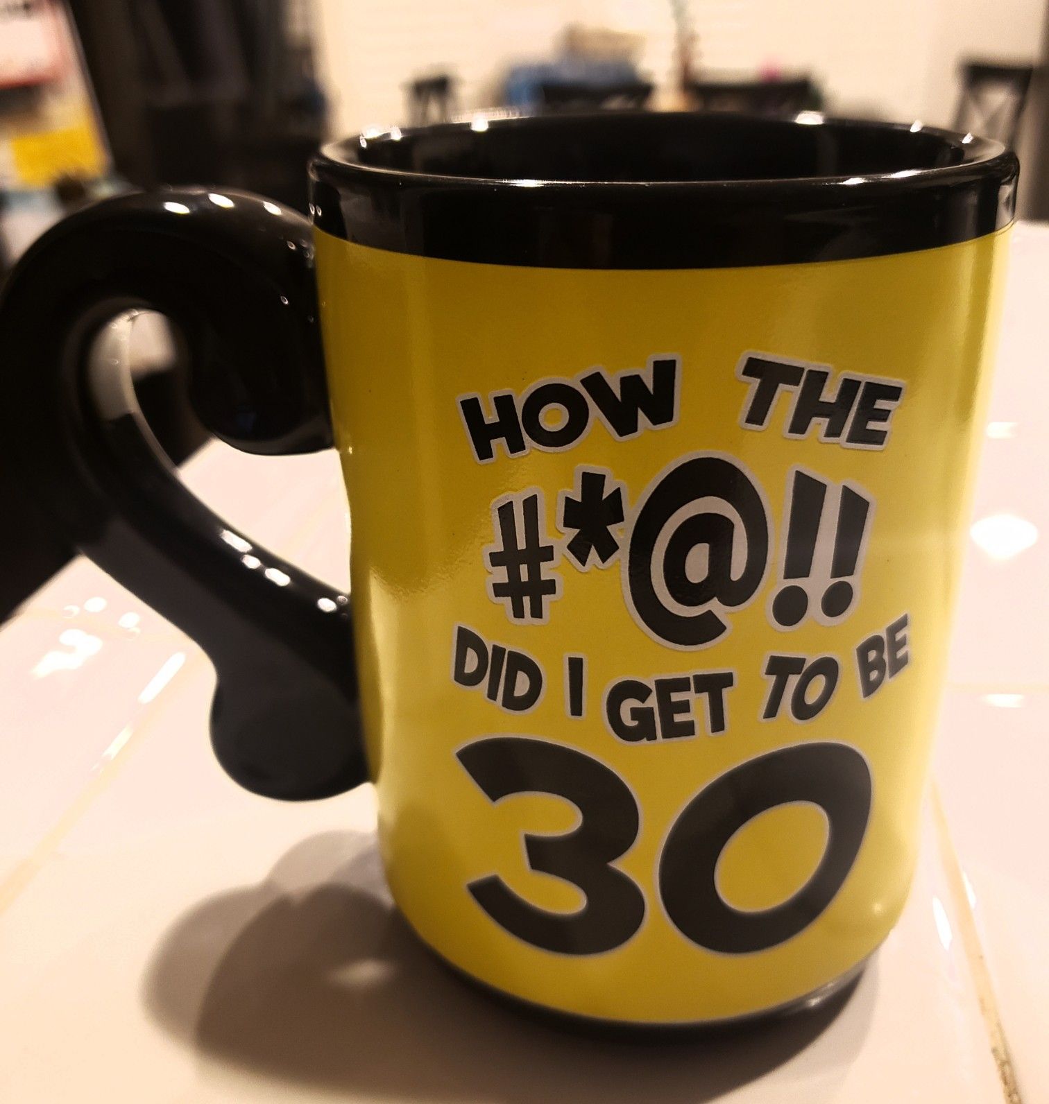 30th Birthday Gag Gift Coffee Mug