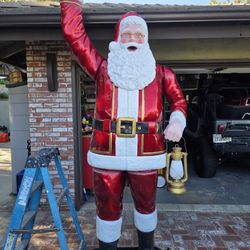 8 Foot SANTA DECORATION