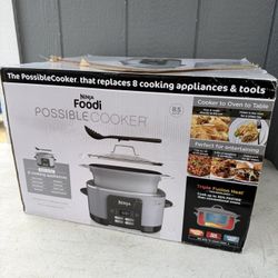 Ninja PossibleCooker PRO 8.5qt Multi-Cooker with 4-in-1 Slow Cooker, Sear, Sous Vide, Oven Safe Pot.