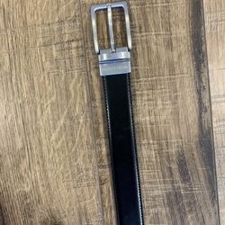 Boys Belt Reversible Black/Dark Brown Size M/L