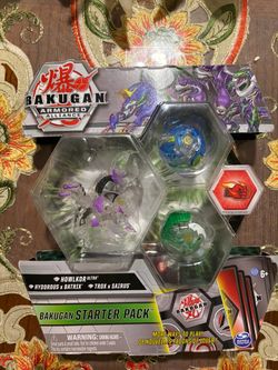 Bakugan Armored Alliance Starter Pack Diamond Howlkor Ultra Hydorous Batrix Trox