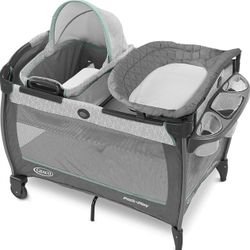 Graco Pack 'n Play Close2Baby Bassinet Playard Features Portable Bassinet Diaper Changer and More, Derby