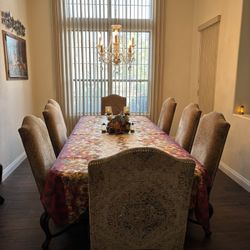 Fabric Beautiful Tablecloths From Macys Size Is 60”X144” In Excellent condition Used Once 