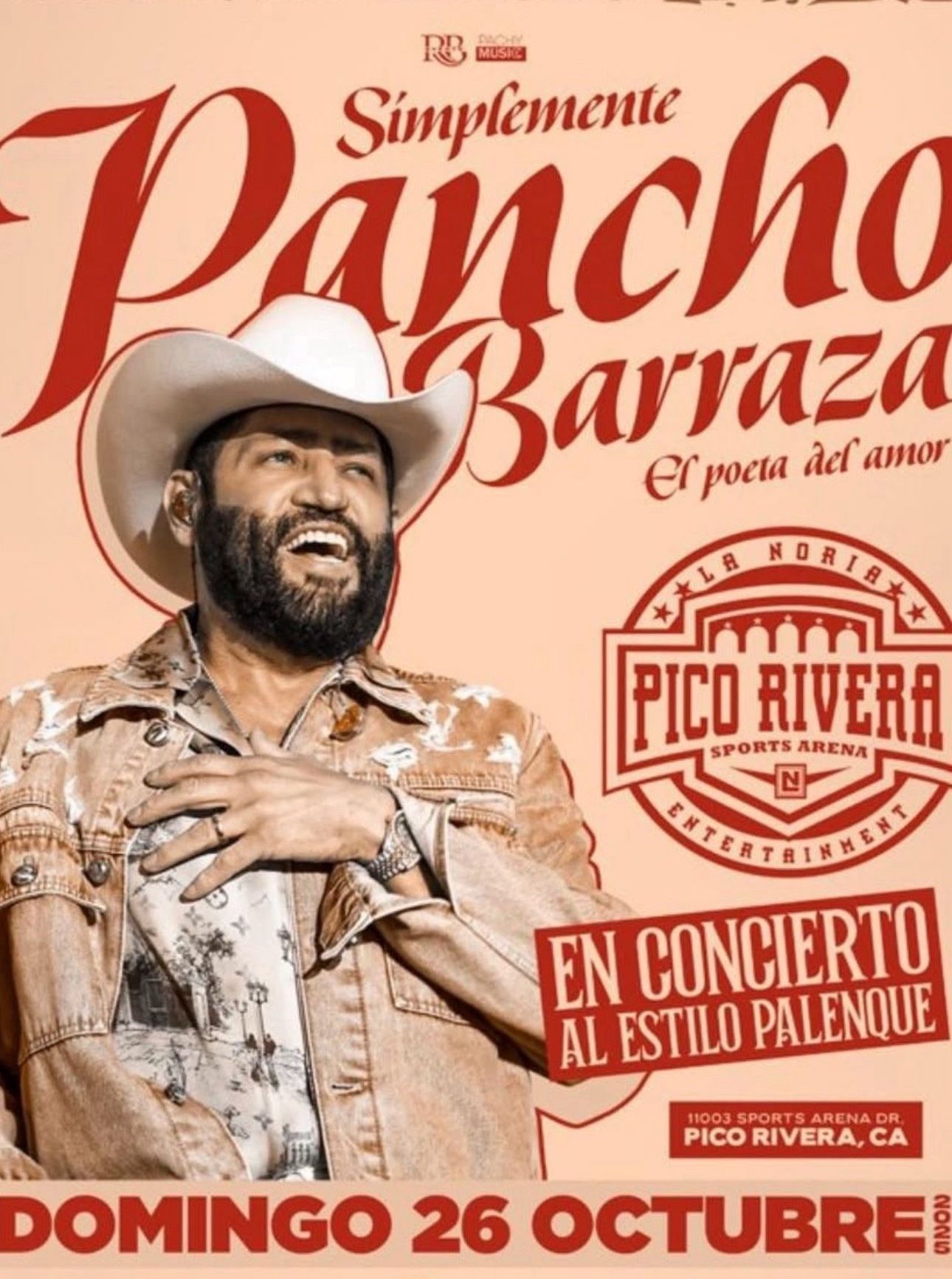 Pancho Barraza VIP TICKETS