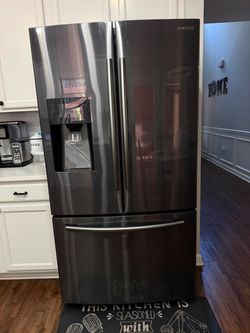 Samsung French Door Refrigerator Black Stainless