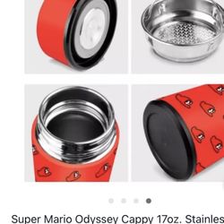 Mario Fans Cappt Water Bottle 