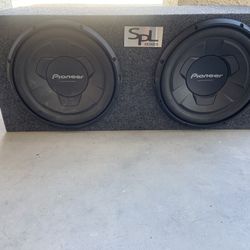 Pioneer Car Audio Subwoofer Box 