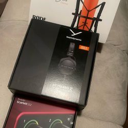 Studio Condenser Microphone, Headset, Interface